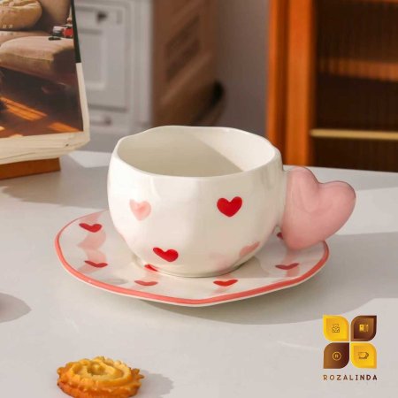 قلب زهر فاتح رسمة قلوب